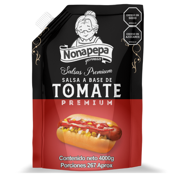 TOMATE 4000 G PREMIUM NONA PEPA BOLSA